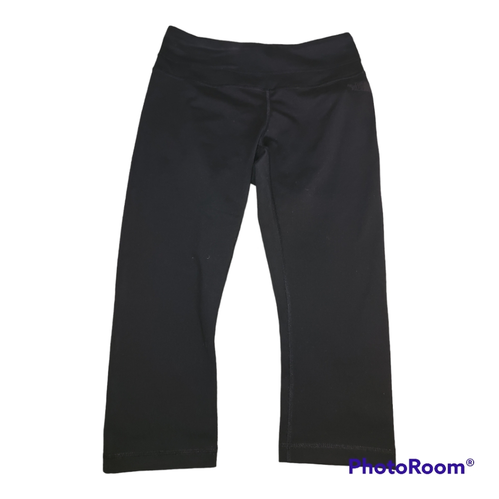 Womens NORTH FACE Black Capri Leggings Medium Like New